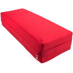 Large 26-inch Red Yoga Bolster and Meditation Pillow !!