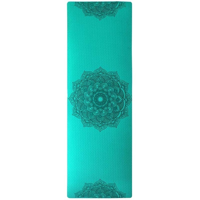 Non-slip TPE Yoga Mats | Fitness Mat | Workout Mat | Exercise Mat |