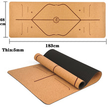 Natural Cork TPE Yoga Mat =