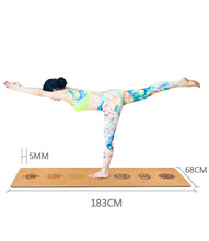 Natural Cork TPE Yoga Mat =