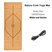 Natural Cork TPE Yoga Mat =