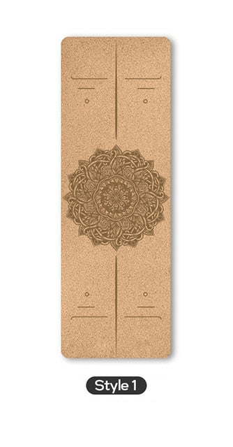 Natural Cork TPE Yoga Mats~