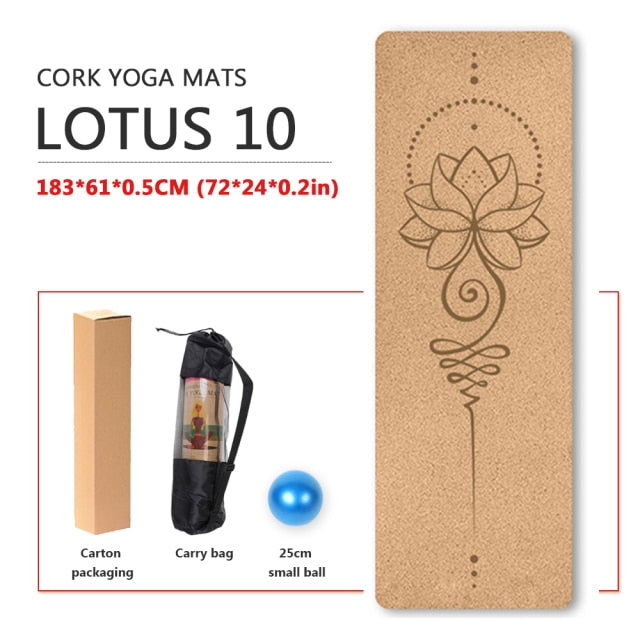 Natural Cork TPE Yoga Mats~