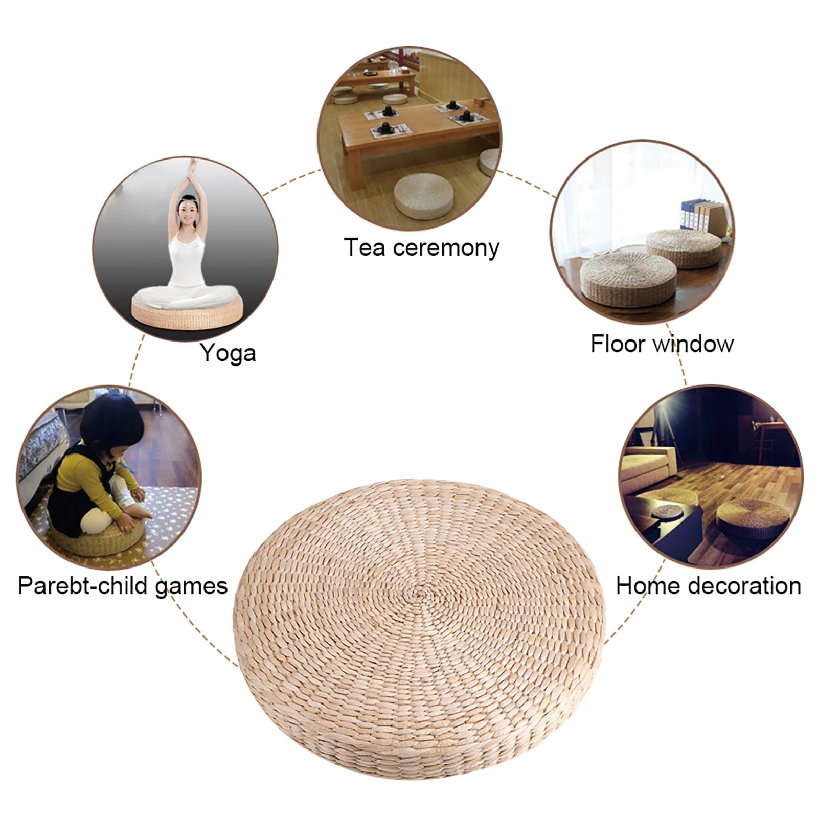 40cm Round Meditation Cushion~