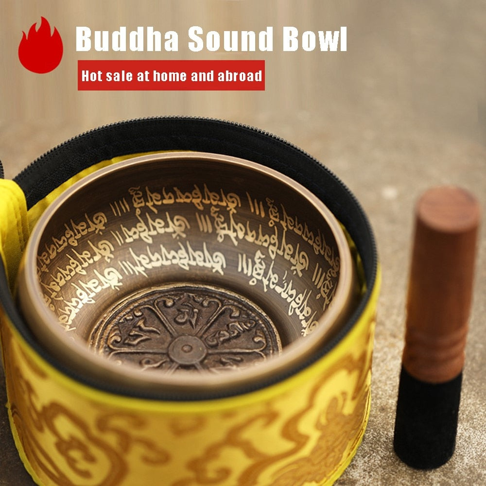 HandMade Tibetan Singing Bowl =