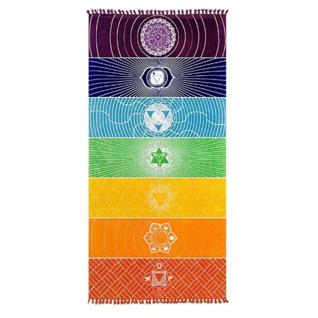 Bohemian Tapestry Yoga Mat | Gym Mats | Sports Mats | Yoga Towel |