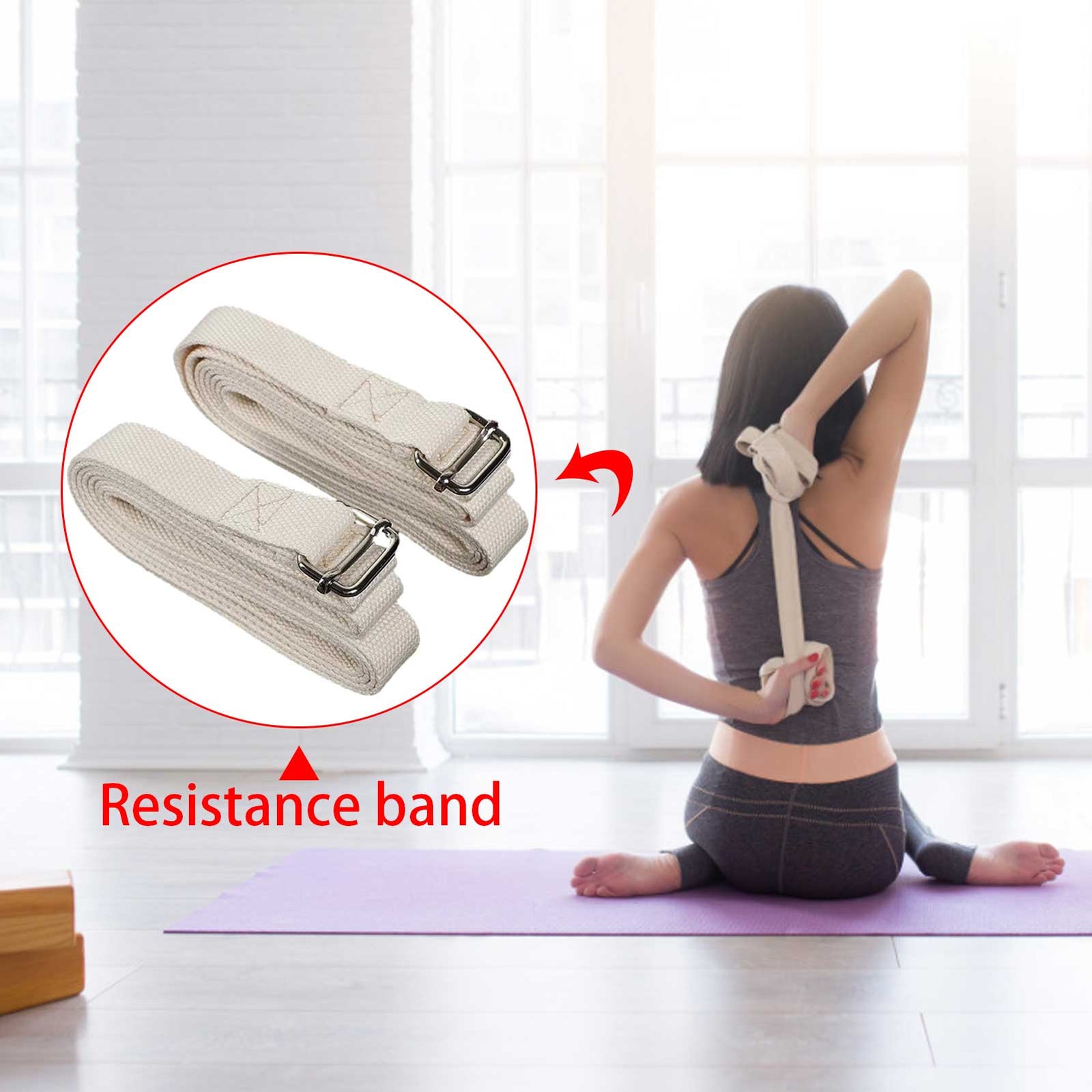 Yoga Strap Cotton material =