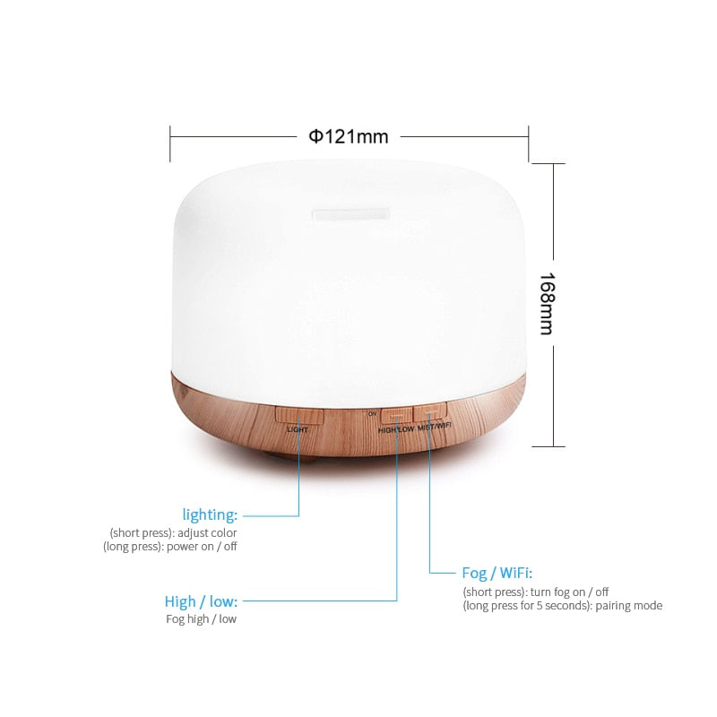 Smart Wifi Aromatherapy Diffuser | Wifi Diffuser  | Essential Oil Diffuser