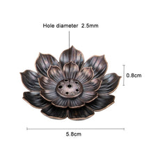 Bronze Lotus Incense Holders